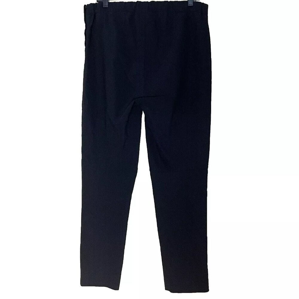 MM Lafleur Black Foster Women Pants 1X Stretch Business Casual Capsule Old Money - Picture 4 of 12